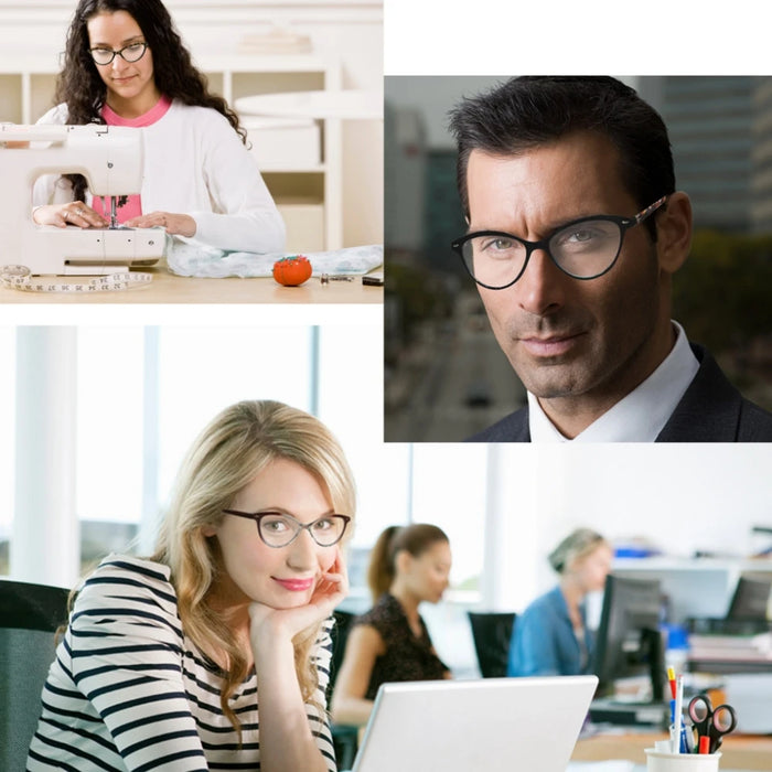 MODFANS Gafas de lectura de ojo de gato para mujer, con bisagra de resorte, ligeras, para presbicia, con dioptrías de +0.5 a +4.0
