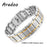 ARADOO Vintage Pure Copper Cross Men's Bracelet Magnetic Therapy Bracelet