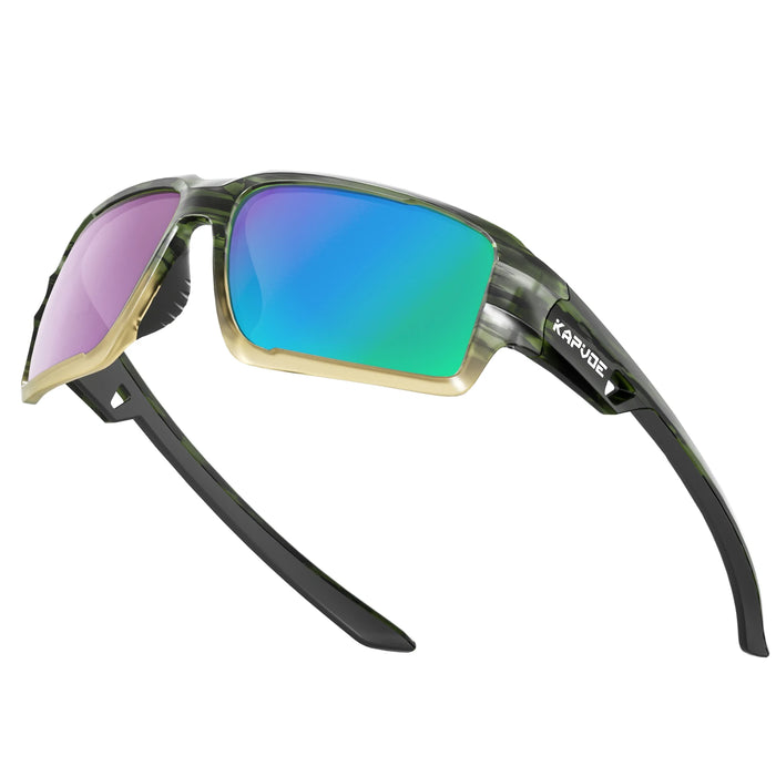 Kapvoe High Quality Polarized Fishing Sports Sunglasses for Men Women Ultra Lightweight Cycling Driving Golf Glasses UV400