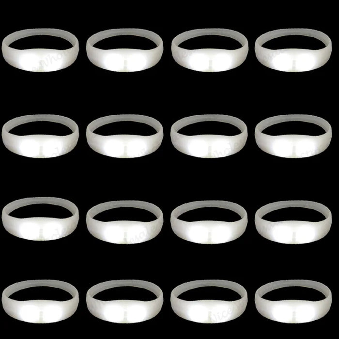 20-100 Pulseras LED activadas por música y sonido, pulseras luminosas intermitentes, brazaletes que brillan en la oscuridad para fiestas y bodas