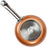 Sartén de Cobre Antiadherente de 8/10/12 Pulgadas, Sartenes de Cocina para Huevos, Bistec, Pescado, Cocinar, Freír, Apta para Uso General en Cocinas de Gas e Inducción