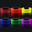 6-60Pcs LED Bracelets for Party Glow in The Dark Flashing Wristband 3 Modes Adjustable Light Up Armband for Wedding Party Favors