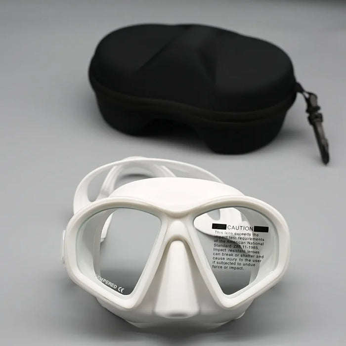 Professional Wet Low Volume Freediving Mask, Tempered Glass Dive Mask, J-Type Diving Mask, Snorkel Set, Buceo, 수영, 스노클링, 마스크