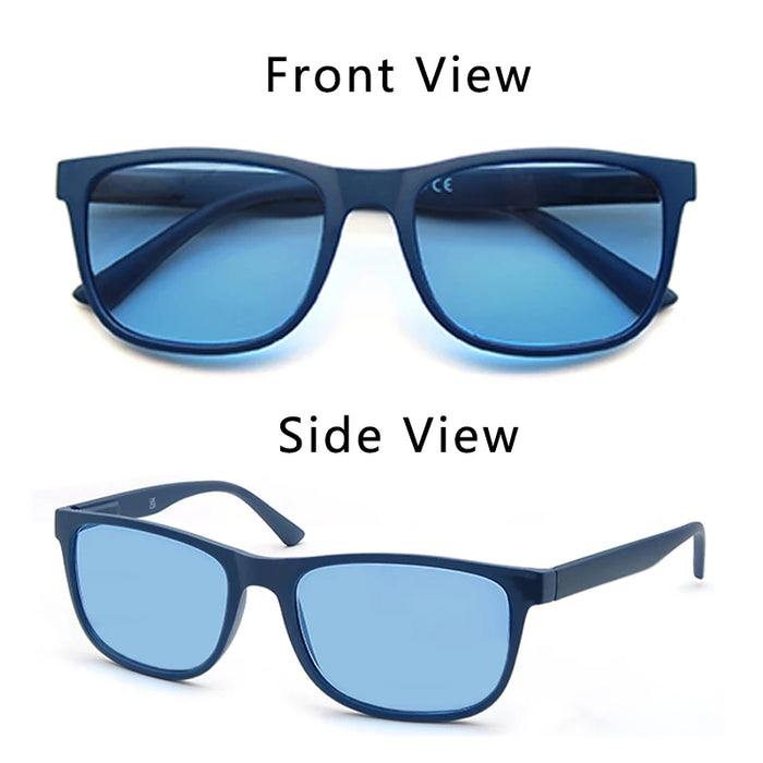 Gafas de sol de lectura extragrandes Adecuadas para hombres y mujeres Montura cuadrada clásica Para uso en exteriores Con lentes graduadas.
