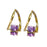 1 Pair Copper Magnetherapy Germanium Earrings Therapy Luxury Magnetic Therapy Earrings Colorful Lymphvity Magnetherapy Earring