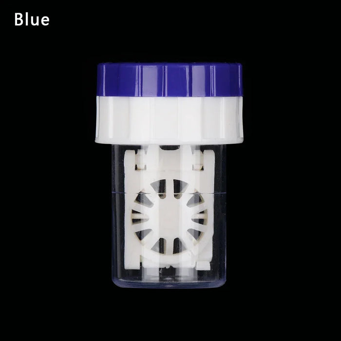 1PC Unisex Bottle Tube Hard Contact Lens Case Candy Color Travel Glasses Lenses Box Eyes Care Kit Holder Container Lens Washer