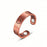 Trendy Punk Magnetic Therapy Pure Copper Rings for Women Men Anti Snoring Ring Power Slimming Health Care Jewelry