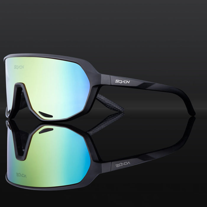 Scvcn Cycling Glasses Photochromic Sunglasses for Men Sun Mountain Bike Road Bicycle Eyewear Cycle Goggles Sports UV400 MTB