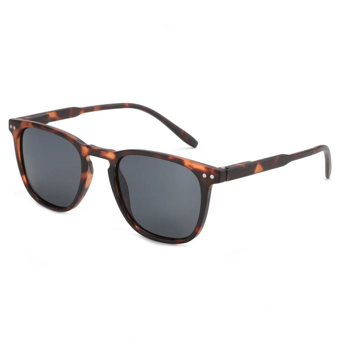 ZENOTTIC 2 Pack Polarized Sunglasses for Women Men Vintage Round and Square Frame UV Protection Shades Driving Sun Glasses