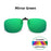 VIVIBEE Gafas de Sol con Clip Abatible Polarizadas para Hombre Cuadradas UV400 Fotocromáticas de Visión Nocturna para Mujer Clásicas con Clip de Espejo