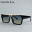 Gafas de sol cuadradas Steampunk polarizadas de gran tamaño para hombre 2025, marca de lujo, montura grande, gafas de sol para hombre, gafas retro clásicas UV400