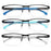 2025 NUEVAS Gafas de lectura con bloqueo de luz azul para hombre y mujer, montura de metal, lupa, lentes para presbicia, gafas +0.75~3.0