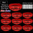 20-200 piezas Pulseras LED personalizables para bodas Pulsera de control de música y sonido Pulsera luminosa ajustable para bodas, cumpleaños, conciertos