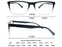 Oversized Reading Glasses Men Big Head Readers Women XL Eyeglasses Wide Square Large Read Glasses With Spring Hinge Clear Vision