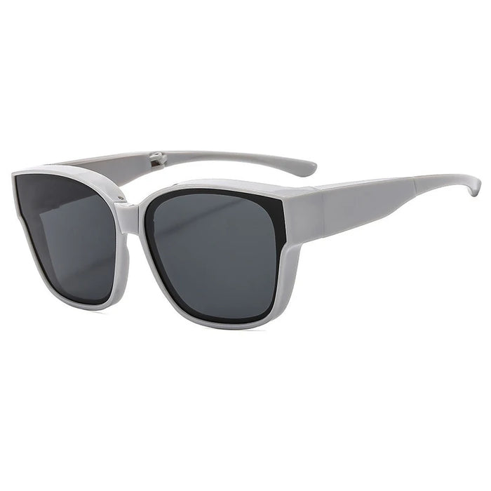 Foldable prescription sunglasses, simple and versatile, unisex, foldable sunglasses for driving.