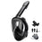Full Face Snorkel Mask with Detachable Camera Mount,Snorkeling Swimming Diving Mask Wide View Anti-Fog Anti-Leak for Adult Youth