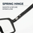 Men's Classic Full Frame Reading Glasses Clear Lens Comfortable Wear Ultra-Lightweight Frame Suitable Home Office Use Great Gift