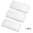 VIVIBEE Clip on Sunglasses Plastic Box Case M L White Transparent