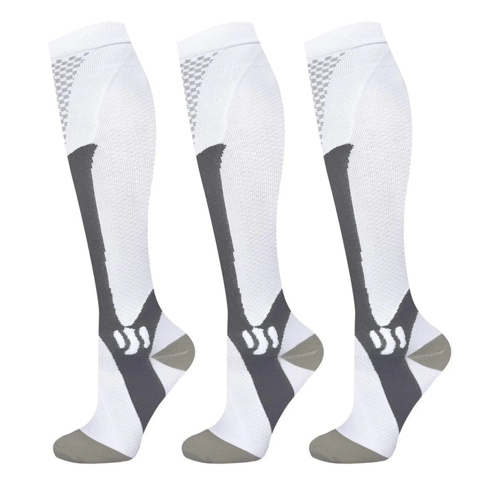 6Pairs Compression Socks 20-30mmHg High Stockings Men & Women Sports Marathon Cycling Football Varicose Veins EU35-45