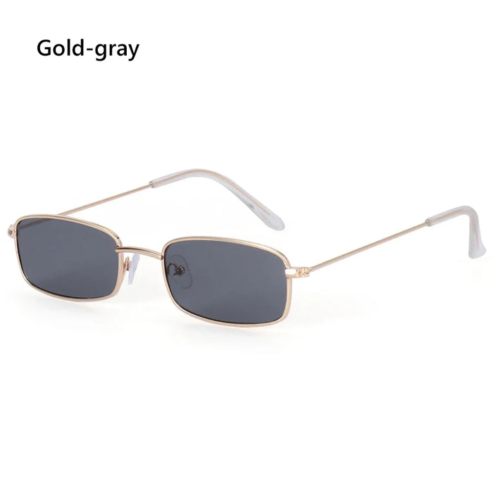 1PC Vintage Small Frame Shades Retro Oval Black Sunglasses Unisex Luxury Brand Designer Pink Sun Glasses Female Travel Eyewear