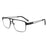 Gafas de lectura de luz azul para hombres con montura de metal, gafas de ordenador, lupa para presbicia con lentes de +0,75~3,0