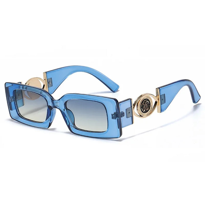 Small Rectangle Sunglasses Men Women Travel Shades Square Sun Glasses Vintage Retro Lunette Soleil Femme Gafas De Sol UV400