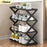 Multifunctional 4 Level X Style Dust Proof Shoe Storage Rack For Entry Hall Bedroom Corridor Free Standing Shoe Organizer
