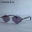Rimless Polygon Sunglasses Women 2026 Luxury Brand Fashion Retro Sun Glasses Punk Hexagon Eyewear For Lady UV400 Outdoor Shades