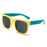 Colorful Folding Sunglasses Outdoor Sunglasses Boys Girls Brand Design Square Glasses Eyewear Protection Uv400