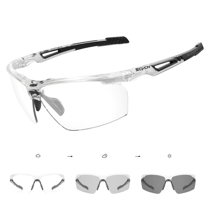 SCVCN Photochromic Cycling Glasses Men UV400 Bicycle Glasses MTB Outdoor Sports Cycling Sunglasses Road Bike Glasses Eyewear