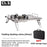 Mountainhiker Camping Folding Lift Removable Multi Unit IGT Table Gas Stove Portable Camp BBQ Grill Table Outdoor Picnic table