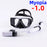Optical Myopia Snorkel Set Diving Mask Nearsighted Swimming Goggles Short Sighted Panoramic Wide View Adults Youth -1.0To-6.0