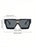 Gafas de sol VIOLA MAG de moda con diamantes, montura grande, gafas cuadradas sencillas integradas, unisex para viajes, con estuche para gafas