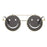 Gafas de sol abatibles con cara sonriente a la moda para mujer, estilo océano, puente nasal ajustable, protección UV400