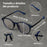 Men Women Progressive Multifocal Reading Glasses Round Design Titanium Alloy Luxury Brand Designer Clear Lens Comfortable Wear
