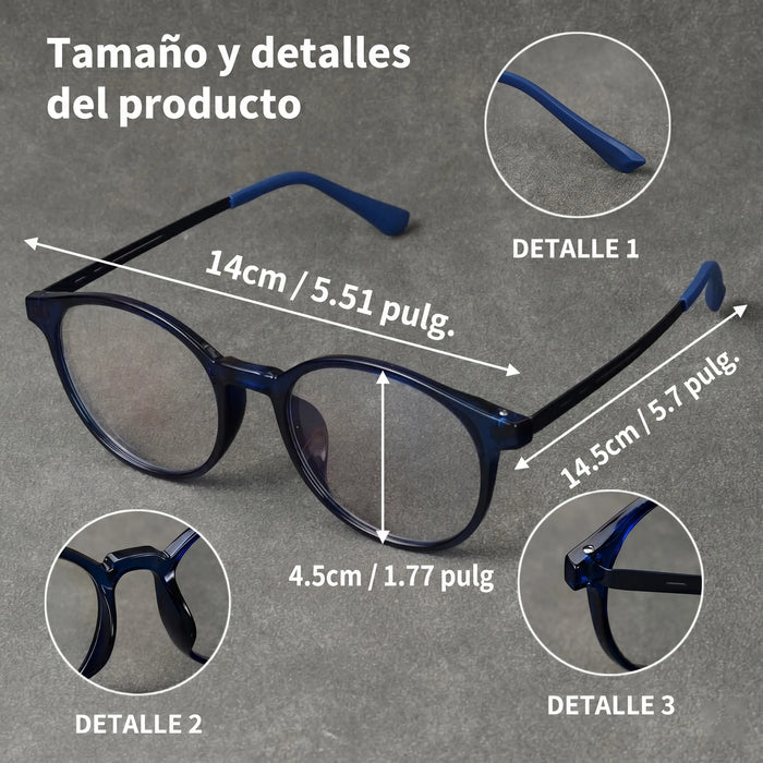 Men Women Progressive Multifocal Reading Glasses Round Design Titanium Alloy Luxury Brand Designer Clear Lens Comfortable Wear