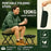 Compact Portable Folding Camping Stool Durable Iron Frame Lightweight for Picnic Fishing Hiking
