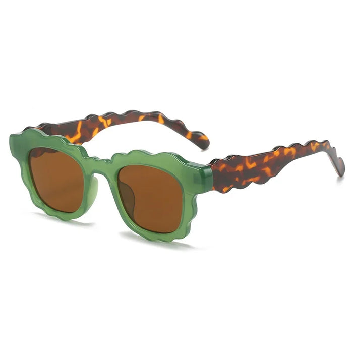 Gafas de sol cuadradas populares Ins para mujer, retro, estilo punk, de marca, tonos femeninos, protección UV400, gafas de sol de lujo para hombre, tendencia