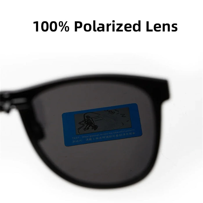 VIVIBEE Men Polarized Lens Flip Up Clip on Sunglasses Women Photochromic Oversized Driving Sun Glasses UV400 Gradient Clips
