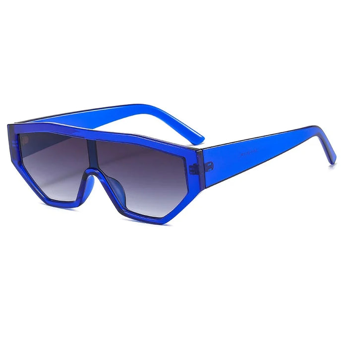 INS Popular Square Sunglasses Women One Piece Lens Luxury Brand Female Shades Men Fashion Sun Glasses UV400 Oculus Gafas