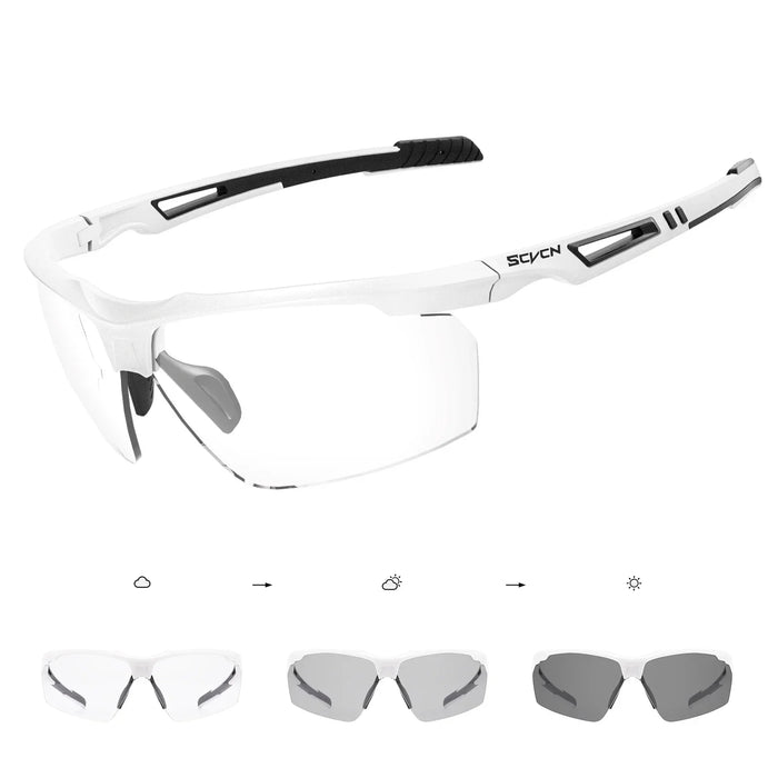 SCVCN Photochromic Cycling Glasses Men UV400 Bicycle Glasses MTB Outdoor Sports Cycling Sunglasses Road Bike Glasses Eyewear