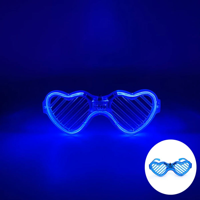 Nouvelles lunettes lumineuses LED sans fil pour festival, rave, soirée, lunettes de soleil mosaïque lumineuses néon, lunettes de club disco