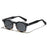 HBK New Square Vintage Sunglasses Men Square Fashion Punk Sun Glasses for Women Outdoor Travel Driving Beach Eyewear UV400