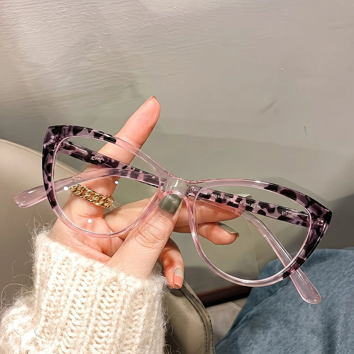 Floral Cat Eye Reading Glasses, Lightweight And Casual For Daily Use, Versatile Decorative Glasses For Both Men And Women