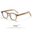 HBK Retro Oval Glasses Frames Transparent Lenses Men High Quality TR-90 Frame Glasses Women's Reading Computer Eyewear