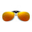 VIVIBEE Rimless Pilot Flip Up Clip on Sunglasses Oversized Men Polarized Clips Aviation Big Size Driving Women UV400 Glasses