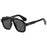 New Retro Leopard Square Frame Women Sunglasses Y2K Luxury Brand Personality Rivet Frame Design Outdoor Punk Men Glasses UV400