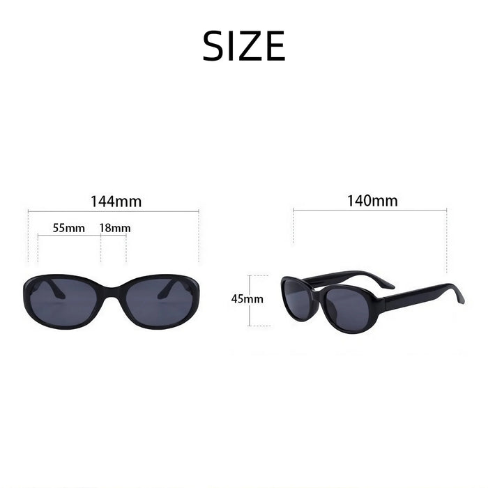 Fashion Sunglasses Women Classic Oval Cute Glasses Brand Vintage Small Rectangle Sun Glasses Female Eyewear Anti-Glare