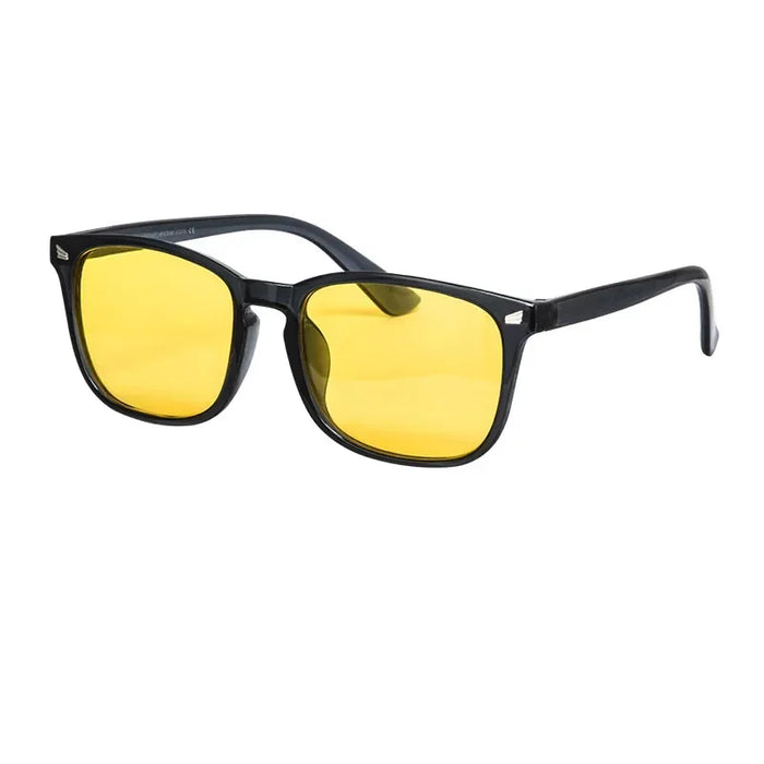 SHINU Men’s glasses blue light blocking computer glasses Yellow Orange lenses glasses for work game red lenses for better sleep