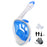 Full Face Snorkel Mask Snorkeling Swimming Diving Mask with Detachable Camera Mount Wide View Anti-Fog Anti-Leak for Adult Youth